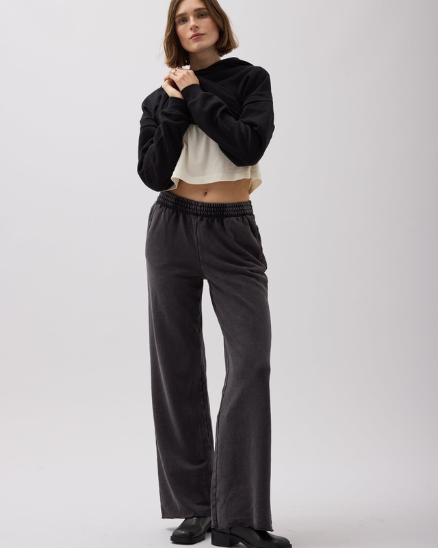 Women's Recycled Fleece Wide Leg Pant