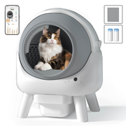 [🔥Els Pet Day Sale]Orbitie with Wide Opening Self Cleaning Litter Box