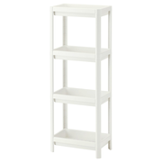 VESKEN Shelf unit - white 37x23x101 cm (14 1/2x9 1/8x39 5/8 ")