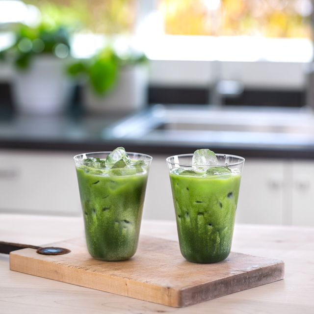 Perfect Matcha Latte Glass (Set of two)
