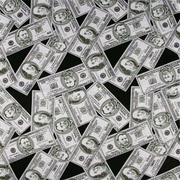 Money Print Bandana - Single Piece 22x22