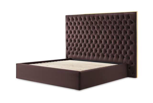 Dahlia Queen Lift Up Storage Bed, Brown
