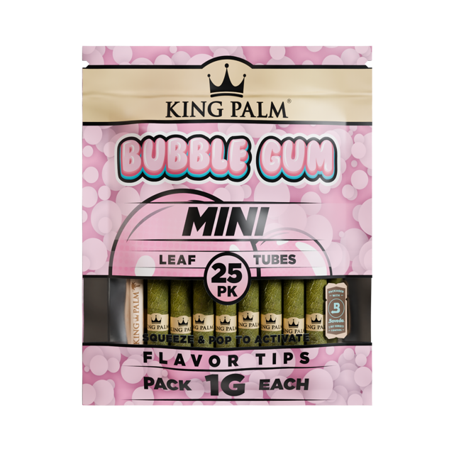 25 Mini Rolls - Bubble Gum