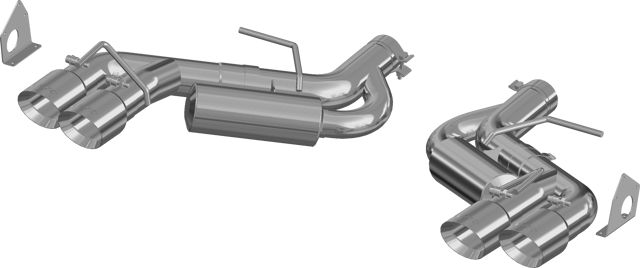 2016-2024 Camaro Axle-Back, Quad Rear Exit Exhaust, S7036AL