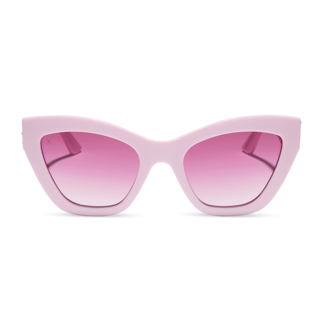 regina - wednesday pink + spring fling queen pink gradient sunglasses