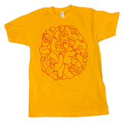 BEAR PILE (RED/GOLD) — BEARPAD SHOP