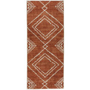 Jax Moroccan - Orange - MO-DIA-OG - ReaLife Machine Washable Rug