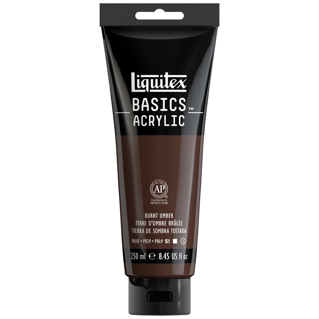 Basics Acrylic Color - Burnt Umber