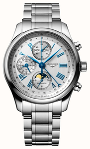 LONGINES Master Collection Chrono Moonphase Automatic (42mm) Silver Dial / Stainless Steel Bracelet L27734716