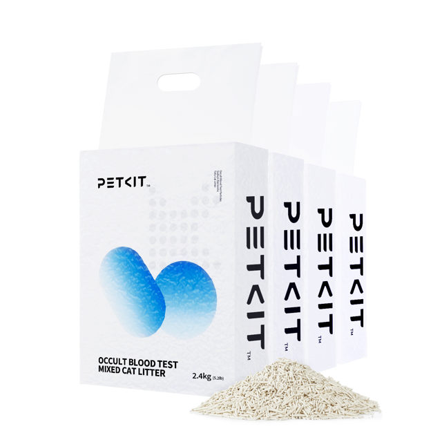 Occult Blood Test Mixed Cat Litter - 4 Bags