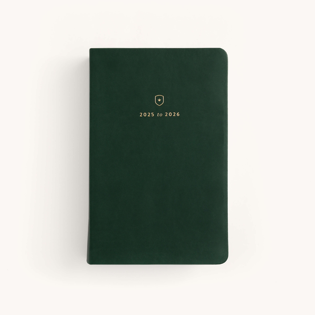 2025-2026 Bookbound Daily Dapperdesk Planner - Evergreen