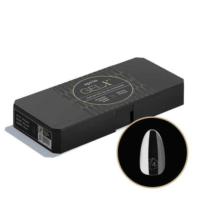 Gel-X® Sculpted Almond Short Box of Tips - Mini (280pcs)