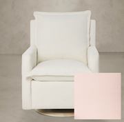 Flynn Gliding Swivel Nursery Recliner - Velveteen Blush - AS IS, NEW