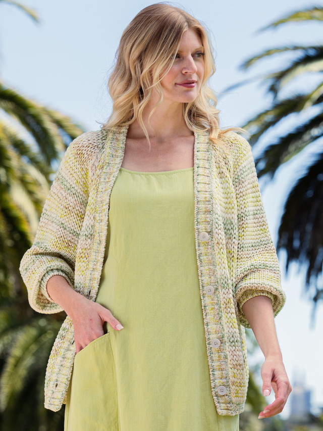 OPEN STITCH CARDI