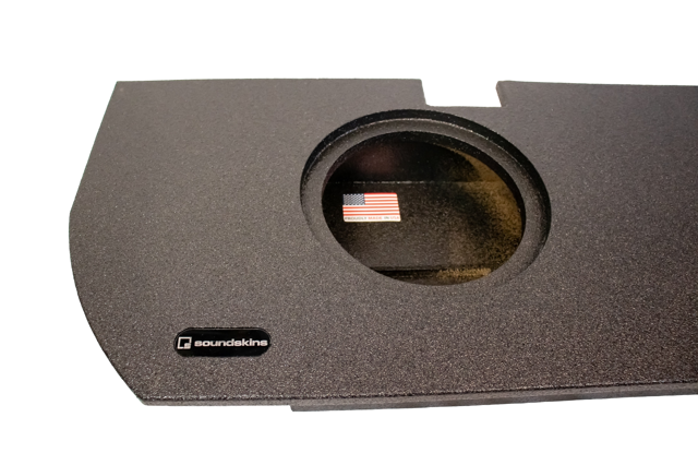 SoundSkins Enclosures | Toyota Tundra 2022+ Crew Cab Dual 10" Sealed - Premium USA Made Subwoofer Box with Bed Liner Spray Finish
