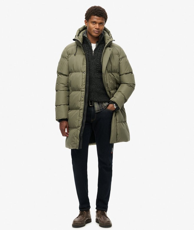 Hooded Sports Puffer Coat