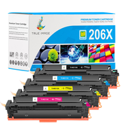 Compatible HP 206X Toner Cartridge Set | Smart Chips | Monitor Toner Levels