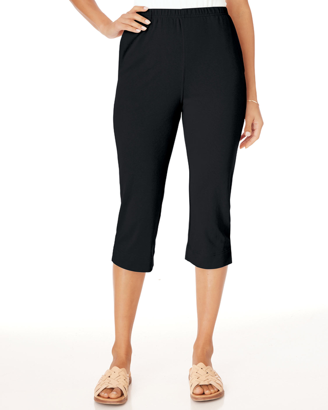 Essential Knit Pull-On Pedal Pushers