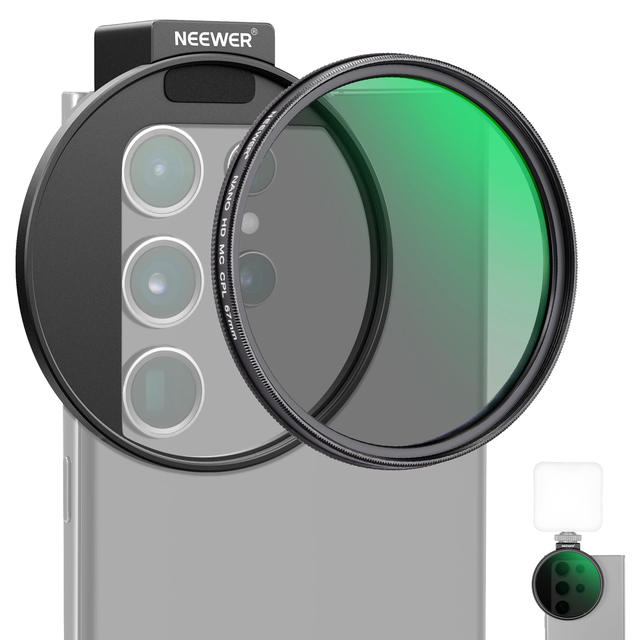 NEEWER FL-41 67mm CPL Filter for Cell Phone Camera Lens(S24 compatible)