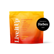 Golden Hour: relaxing golden milk latte with ashwagandha