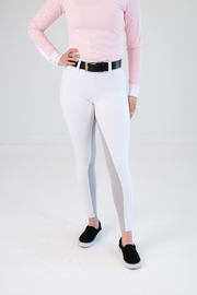 Lux Hybrid Breeches (Pull-On) | Full Seat | White