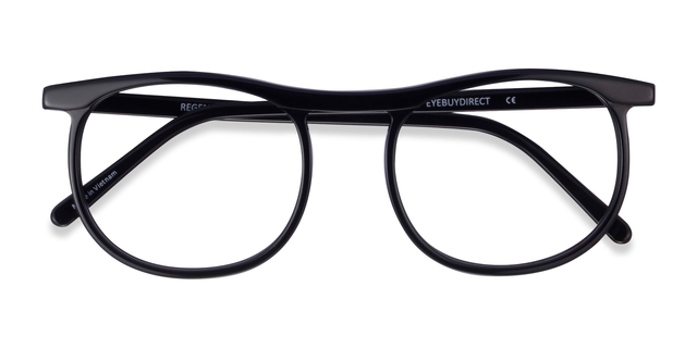 Regent Round Black Full Rim Eyeglasses | Eyebuydirect