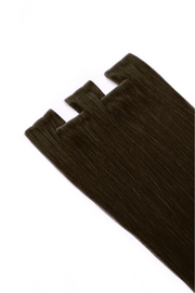 Dark Brown (#3) Remy Royale Invisible Tape In Hair Extensions