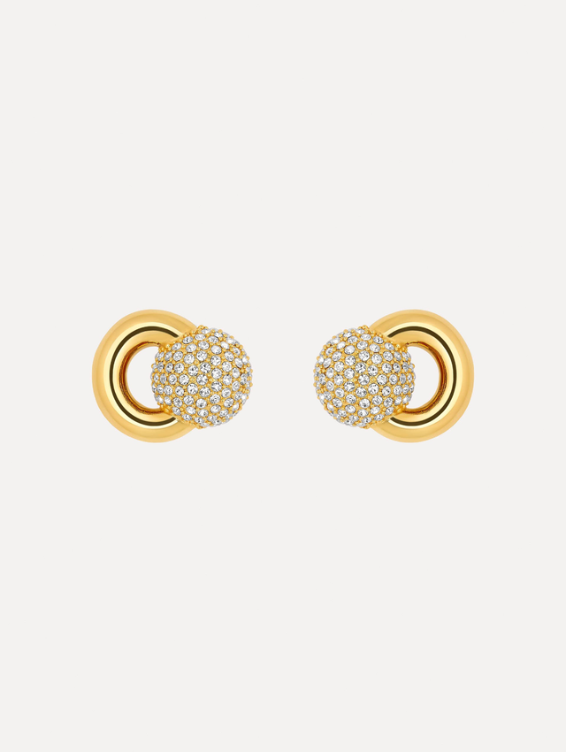 Pavé Sphere Stud Earrings