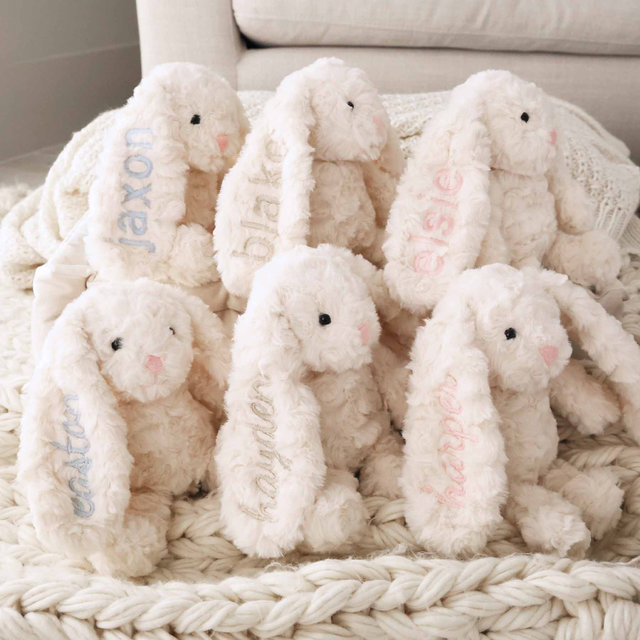 Cuddle Plush Friends Personalized | Bentley Bunny