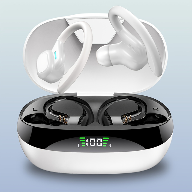 1 Pair LIFEBEE TWS Wireless Earbuds, In-Ear Headphones with Charging Case, Microphone, HiFi Stereo Sound, Sports & Exercise, Voice Call Noise Reduction, Plastic, Volume Control, Type-C Rechargeable Battery, for IOS/Android, Adults