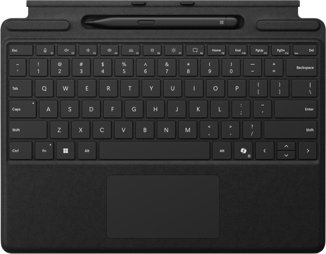 Microsoft Surface Pro Keyboard 11th Edition with Slim Pen (Black)