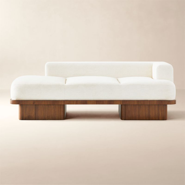 Serafin 81" Snow White Performance Fabric Daybed