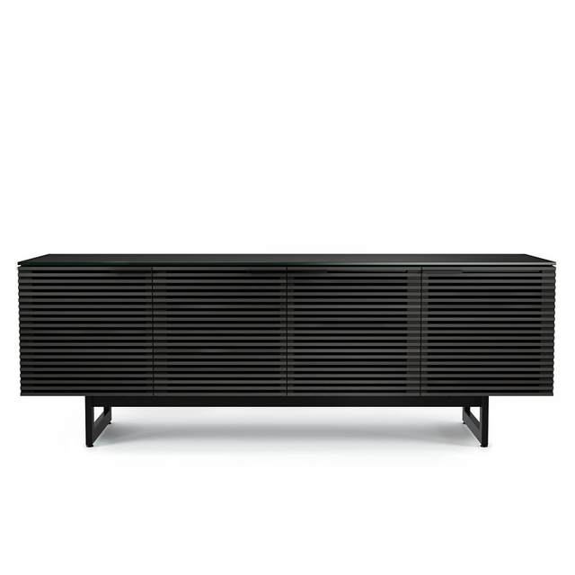 BDI Corridor 8179 Quad Media Console for TVs up to 85" (Charcoal Stained Ash)