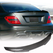 Mercedes Benz C Class W204 AMG Sedan 2007-2014  Rear Trunk Spoiler Carbon Fiber