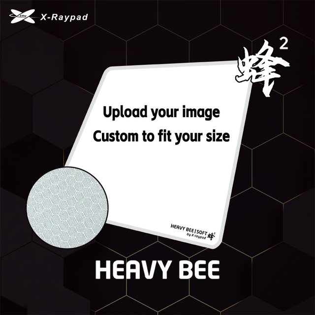 Custom Heavy Bee gaming mousepad by X-Raypad