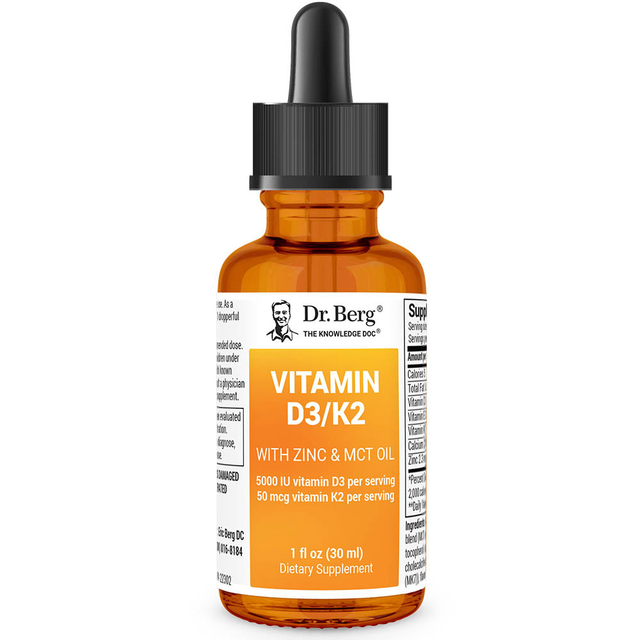 Vitamin D3 & K2 with Zinc & MCT Oil