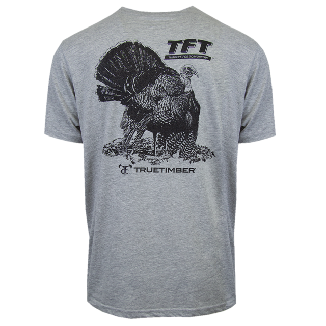 Turkeys for Tomorrow Tee - Heather Gray