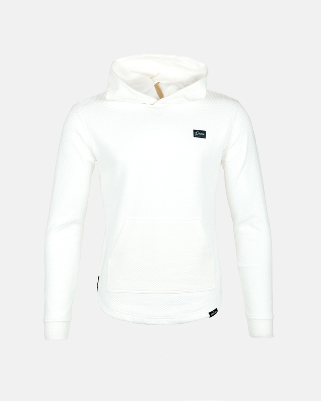 White Waffle Hoodie