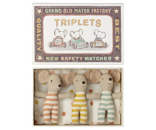 Baby Triplets in Box