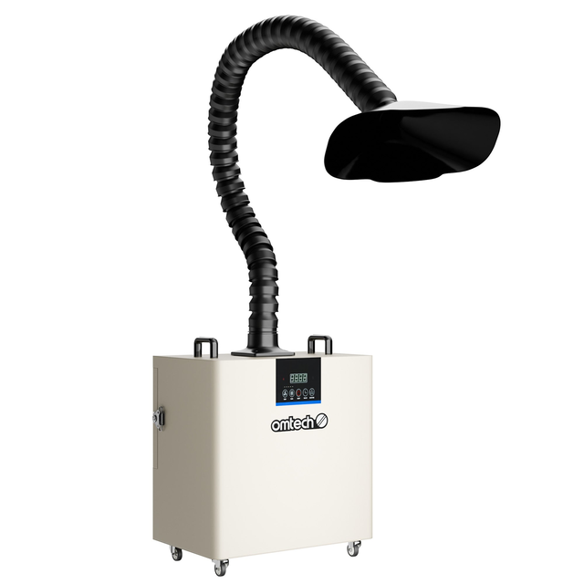 300W Fume Extractor 4 Stage Smoke Absorber for Laser Engraver