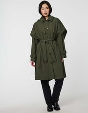 Hawthorne 3-in-1 Cape Trench Coat