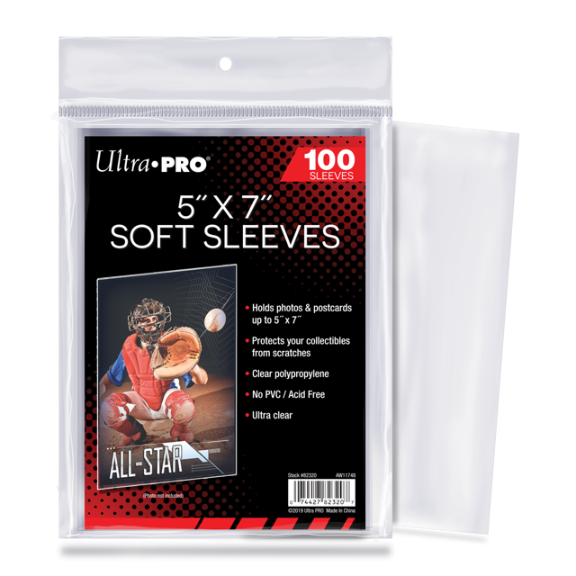 5" x 7" Soft Sleeves (100ct)