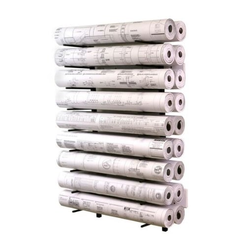 Brookside Design Vis-i-Rack Blueprint Wall Rack (VRW85)