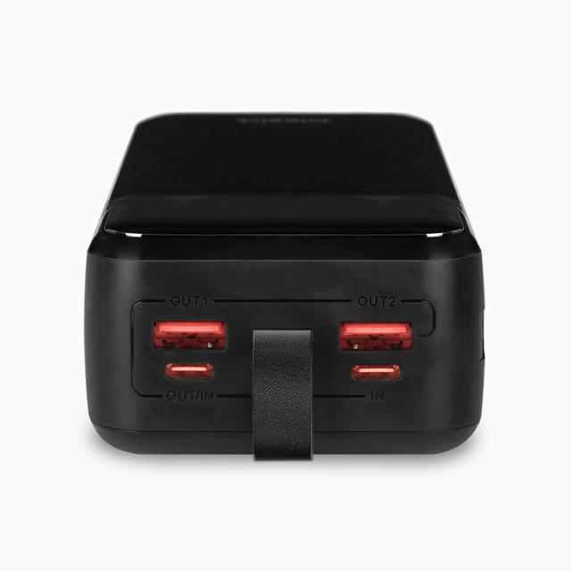 30,000 mAh 65W Fast Charge Power Bank w/USB Type-C