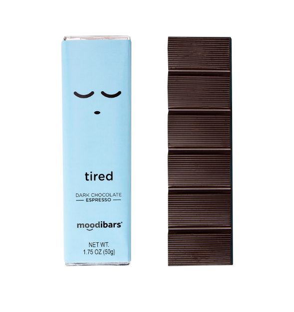 Tired Moodibar - Dark Chocolate Espresso 1.5oz Bar