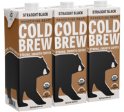 Cold Brew Coffee (32oz Cartons) - Straight Black — 3 Pack
