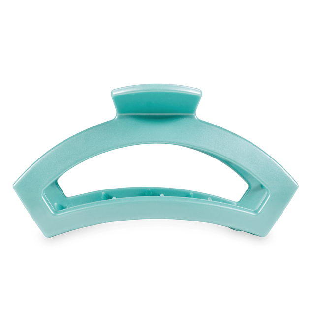 Open Totally Turquoise Large Claw Hair Clip