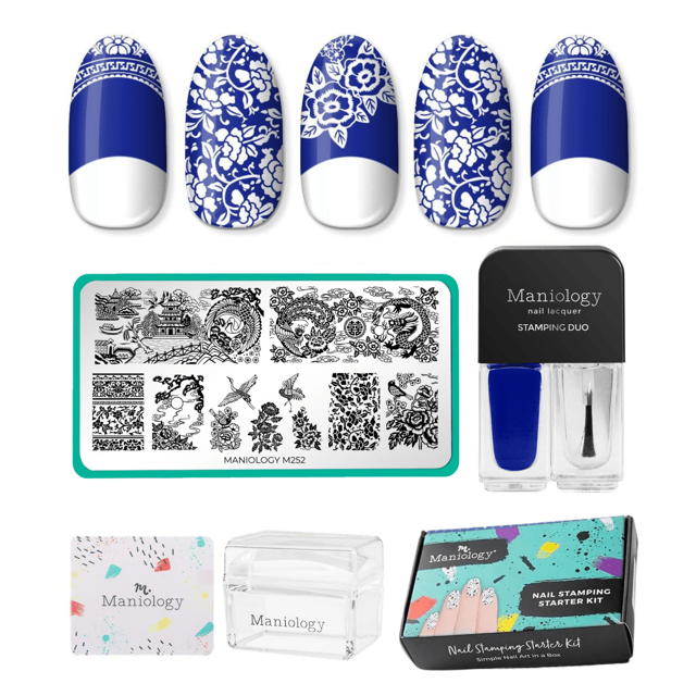 Porcelain: Chinese Ceramic Nail Stamping Starter Kit