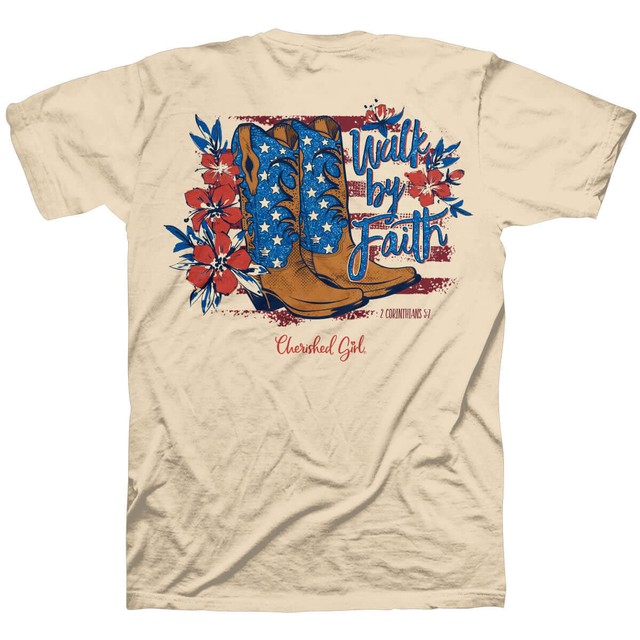 Cherished Girl Womens T-Shirt Boots