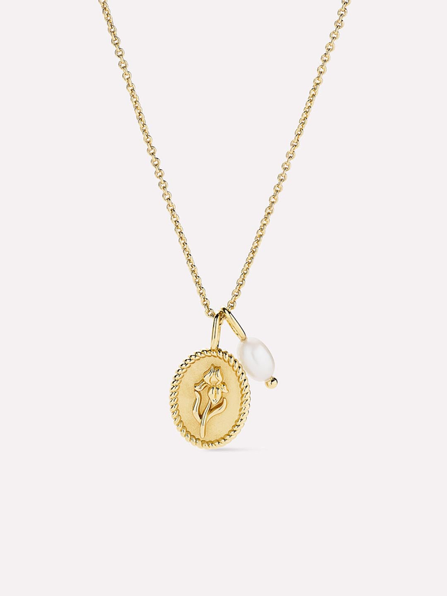 Gold Pendant Necklace - Katie Necklace | Ana Luisa Jewelry